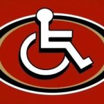 handicapped 49ers wheelchair