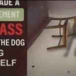 He made a statement so ass even the dog hung himself