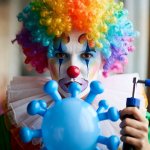 COVID-19 BLUE BALLOON