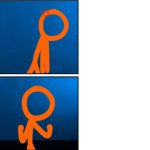 Drake Hotline Bling but Alan Becker!!!! template