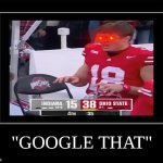 Indiana football meme | image tagged in indiana football meme,memes,college football,ohio state buckeyes,ohio state | made w/ Imgflip meme maker