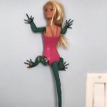 Cursed lizard barbie