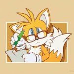Tails with glasses