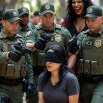 Woman abused by ICE agents Demon Satan Evil