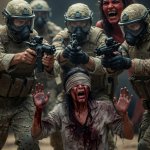 Woman abused by ICE agents Demon Satan Evil