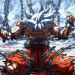 Goku chained up