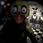 withered chica staring meme