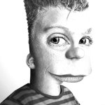 realistic bart simpson template