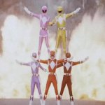 power rangers assemble GIF Template