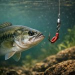 Fish looking at hook