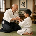 Sensi teaching a pupil