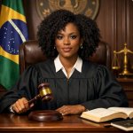 woman afro american judge