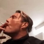 Mads smoking GIF Template