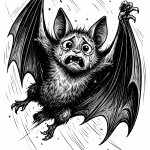 Scared bat