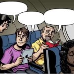 Two guys and a flight attendant meme