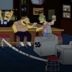 Washer and Dryer Race Simpsons