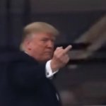 Trump Middle Finger