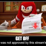 Your meme is not approved template