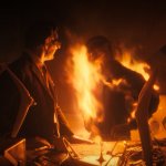 Johnny Storm on Fire