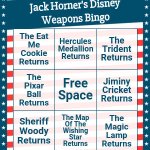 Jack Homer's disney weapons bingo meme