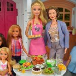 Thanksgiving Barbie meme