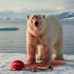 polar bear maga hat