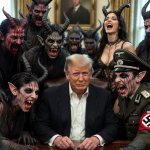 Trump Evil Demons Lucifer Nazis Republican
