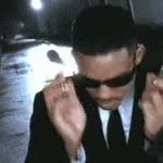 Men In Black Walk In GIF Template