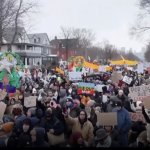 Protest to keep murderers and rapists