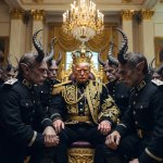 King Donald Trump Satan Mammon worship