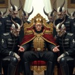 King Donald Trump Satan Mammon worship