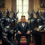 King Donald Trump Satan Mammon worship