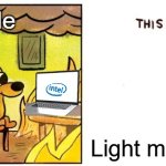 First meme of 2026. New Imgflip. Me when I activate Light Mode: | Me; Light mode | image tagged in memes,this is fine,light mode | made w/ Imgflip meme maker