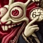 bunny with 67 clock