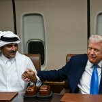 Trump holds hands with his energy boss. Fossil fuels, Big Oil. meme