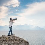 Man shouting to the void template
