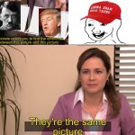 Same picture Trump x Hitler