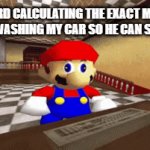 dookie go brrrrrrr | THE BIRD CALCULATING THE EXACT MOMENT I FINISH WASHING MY CAR SO HE CAN SHIT ON IT: | image tagged in gifs,funny,birds,smg4,dank,mario | made w/ Imgflip video-to-gif maker