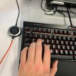 WASD Keyboard Hand Resting Position