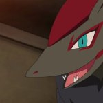 Surprised Happy Zoroark.