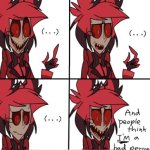 Scared alastor meme meme