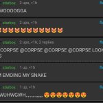 down bad emosnake meme