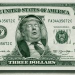 Phony currency from a phony president. Trump sleep meme