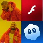 Adobe Flash sucks but Sora 2 rocks | image tagged in memes,drake hotline bling,adobe flash,sora 2,funny,lol | made w/ Imgflip meme maker