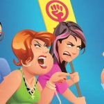 Angry Feminist Cartoon