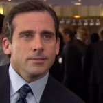 Michael Scott captivates Dwight