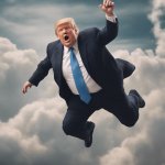 Trump and his job approval, both in freefall meme