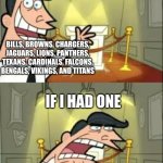 Non Super Bowl Winners | AND THIS WHERE I WOULD PUT THE LOMBARDI TROPHY; BILLS, BROWNS, CHARGERS, JAGUARS, LIONS, PANTHERS, TEXANS, CARDINALS, FALCONS, BENGALS, VIKINGS, AND TITANS; IF I HAD ONE; BILLS, BROWNS, CHARGERS, JAGUARS, LIONS, PANTHERS, TEXANS, CARDINALS, FALCONS, BENGALS, VIKINGS, AND TITANS | image tagged in memes,this is where i'd put my trophy if i had one | made w/ Imgflip meme maker