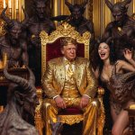 King Donald Trump Satan Mammon worship