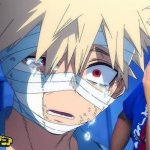 bakugo crying